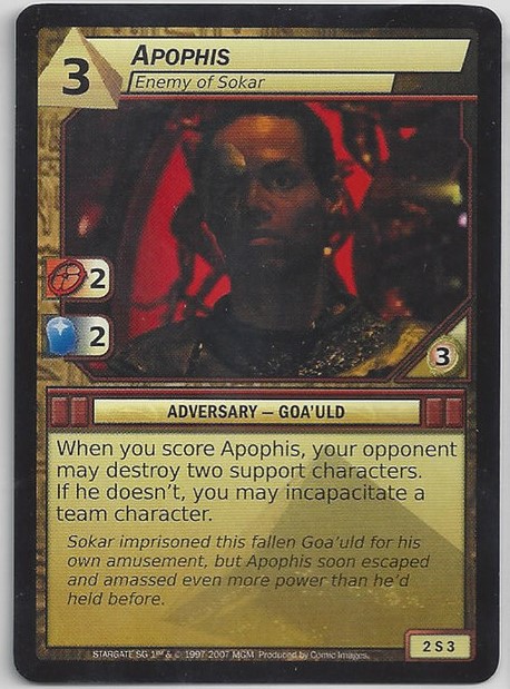 Apophis, Enemy of Sokar
